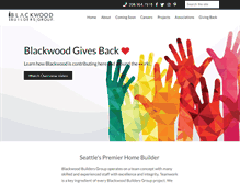 Tablet Screenshot of blackwoodbuildersgroup.com